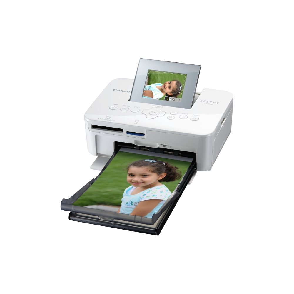 Canon Photo Printer Compact Portable SELPHY CP1000 (White) view 4